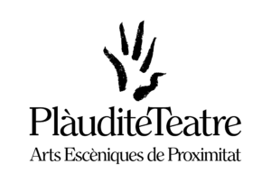 Logo Plaudite Teatre - negre