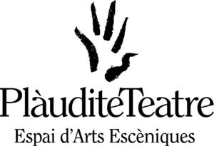 Logo Plàudite Teatre EAE negre transparent png